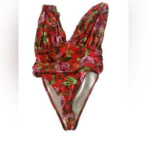 Zara Size Large Floral body suit